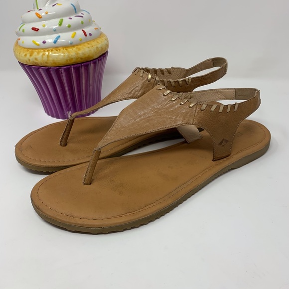 Sperry Shoes - Sperry Top Sider Leather Memory Foam Sandals